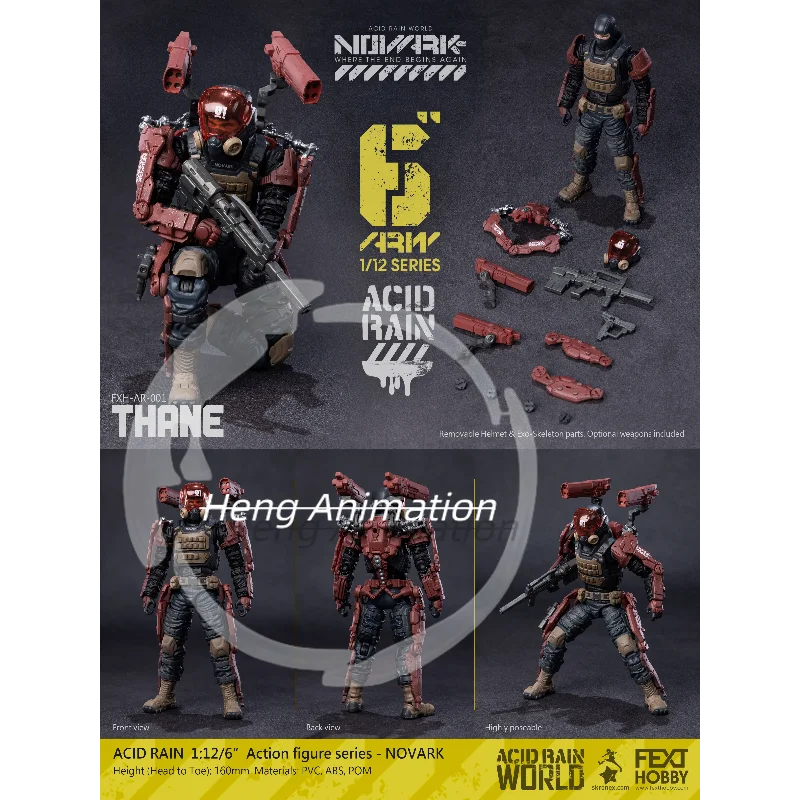 TA ácido chuva guerra 1/12 escala masculino AR-001 senhor/002 bandeira de guerra/003 crânio de soldagem/004 prol para modelo de figura de ação de 6 polegadas
