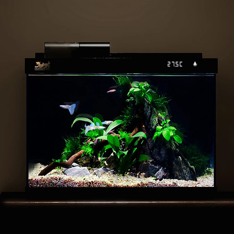 Living Room Nordic Fish Tank Desktop Corporation Aquatic Pet Supplies Ecology Loop Fish Tank Decoration Aquarium Pour Aquarium