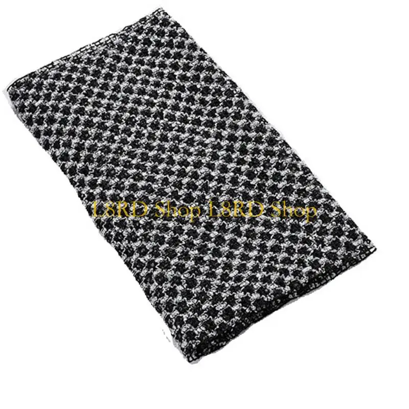L8RD Antibacterials Back Scrubber Towel Carbon Polyester Blend For Full Body Exfoliation And Hygiene 25x100cm