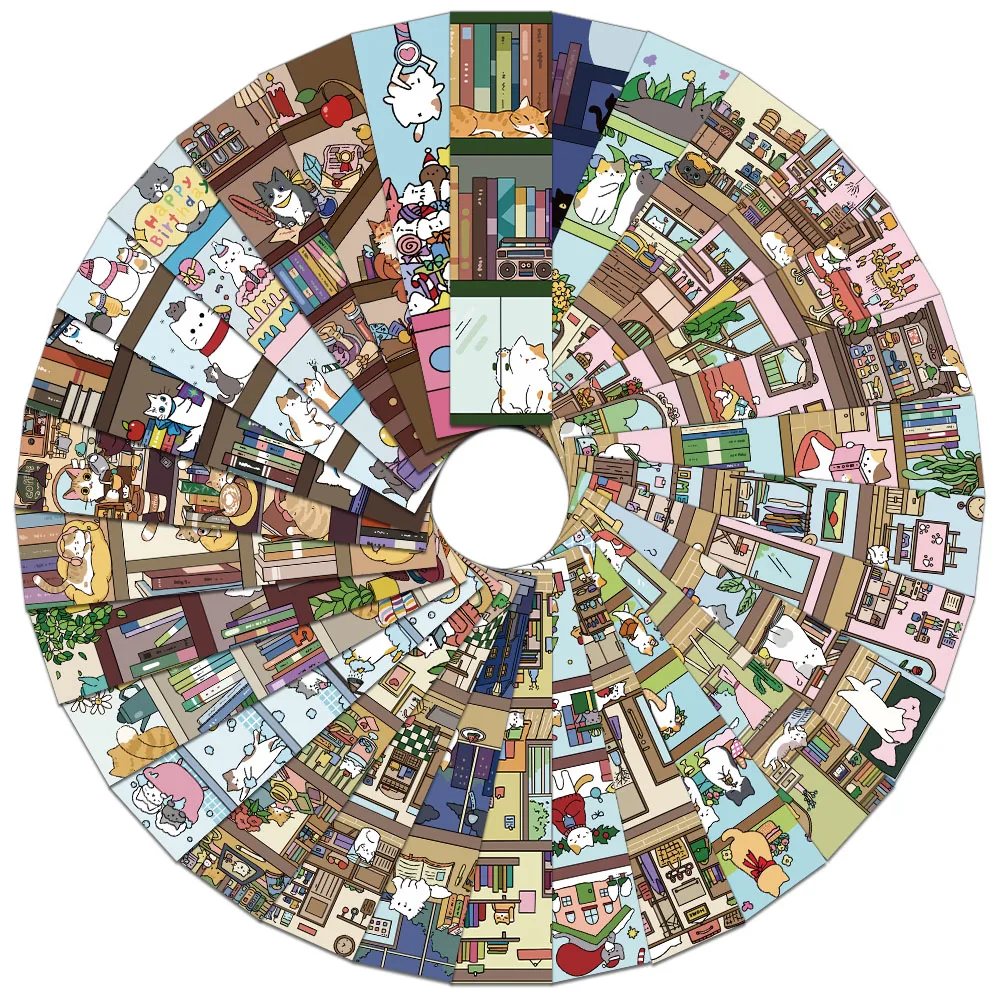 

30 шт., креативная книжная полка с котом и милыми Ins, стильные закладки, украшения для студенческих книг, аннотация страниц, подарочные украшения, закладки