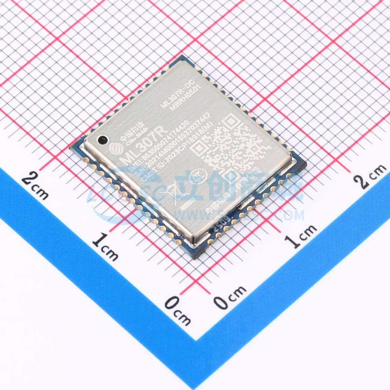 3pcs ML307R-DC SMD TDD-LTE FDD-LTE I2C UART SPI USB USIM ADC Cellular LTE Wireless Communication Module