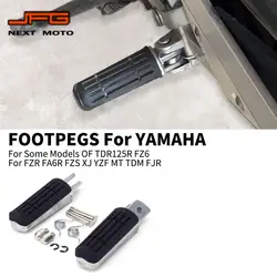 Motorcycle Foot Pegs Footrest Pedals For YAMAHA TDR 125R FZ6 FZR FZS XJ-N XJ-S YZF-R6 600 MT03 XJ900S TDM900 BT1100 FZ1 FZ6R