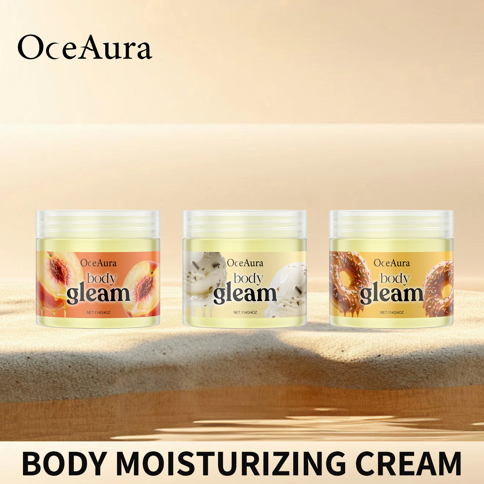 Body Butter Moisturizing Cream Nourishing Dry Skin Improve Roughness Skin Soft Smoothing Repair Barrier Vanilla Body Lotion 114g