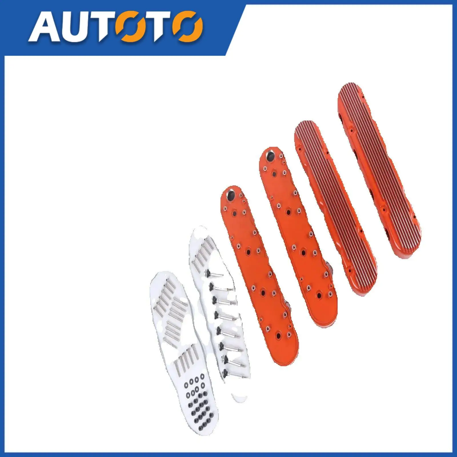 

1 комплект оранжевых крышек клапанов для LS Chevy LS1 LS2 LS3 LSX 1997-2017 12558948 12570616 D580