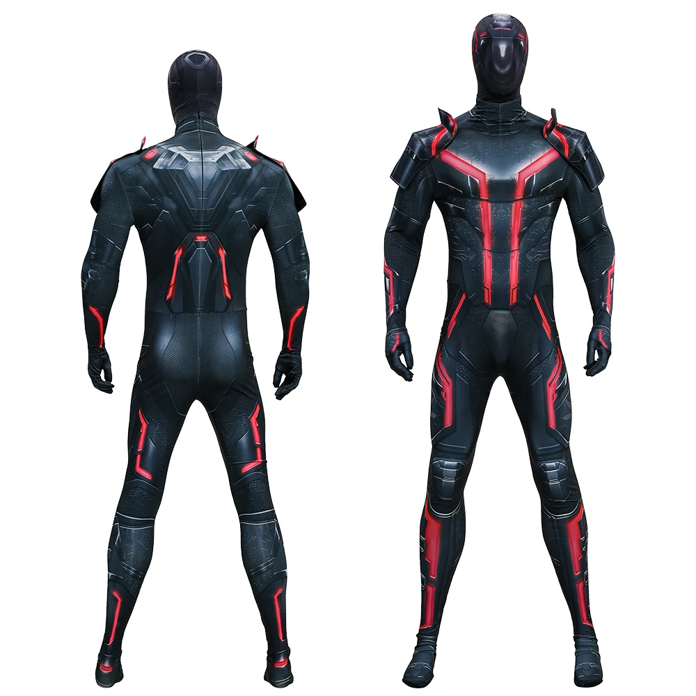 

Sci-Fi Black and Red Hero Cosplay Costume High Quality Full Sizes Halloween Christmas Comic Con Outfit