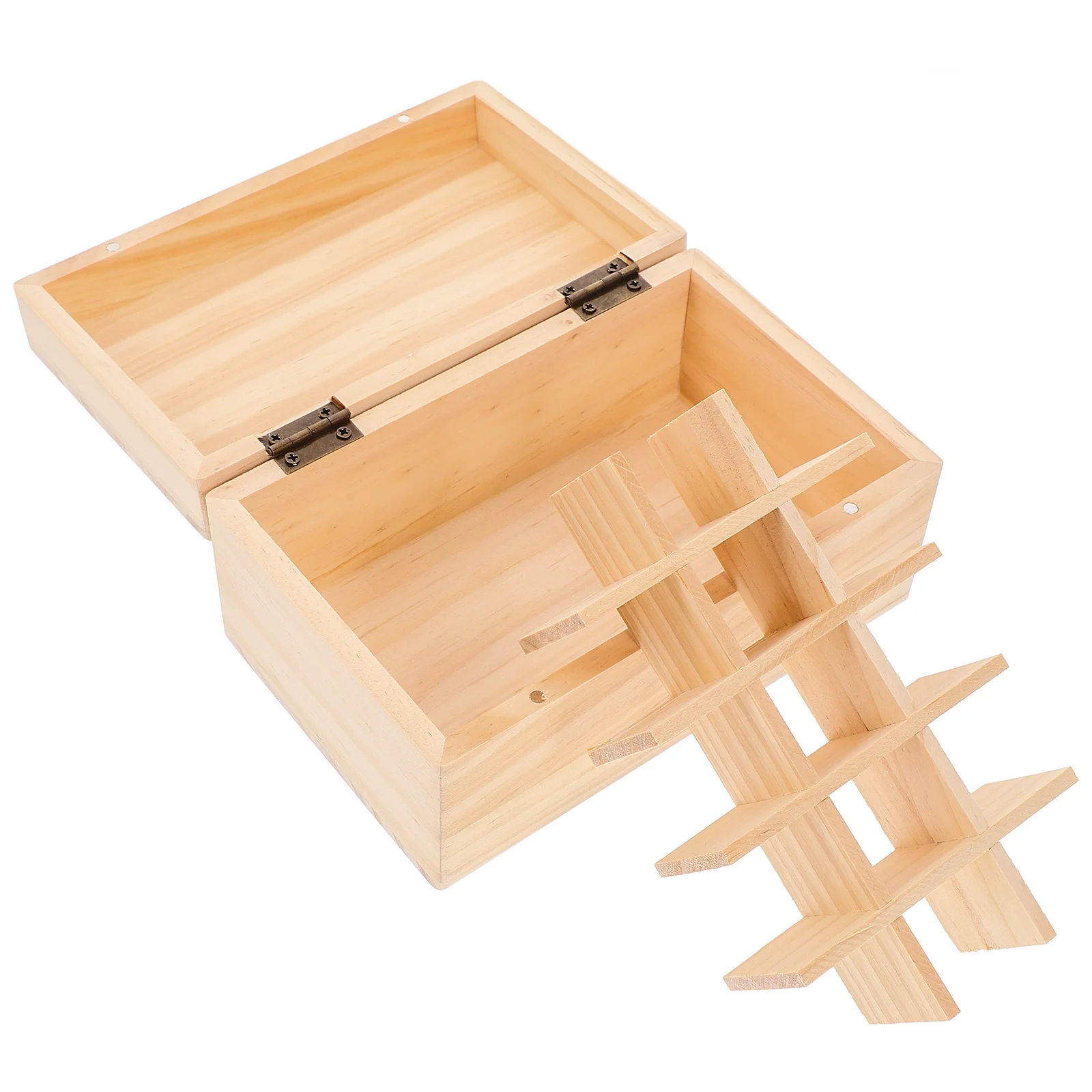 

10ml Essential Oil Bottle Storage Case 15 Compartments Wooden Essential Oil Storage Box Display Case Organizer, 2.5*2.5CM Slot