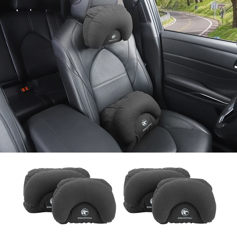 

Car Seat Head Support Lumbar Cushion Headrest Neck Pillow For Proton X50 V6 X70 L3 L5 Exora Iriz R3 Wira Saga Satria Magma