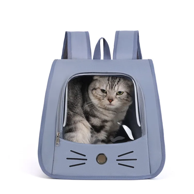 Pet Cat Carrier Bag Cat Backpack Outdoor Breathable Portable Shoulders Bag for Cats Small Dogs Transport Carrier