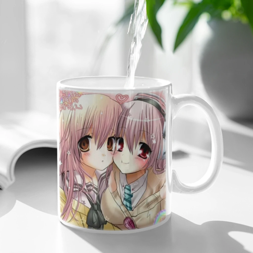 

Super Sonico Manga Ceramic Cup Coffee Oatmeal Breakfast Cup Creative Personality Mug