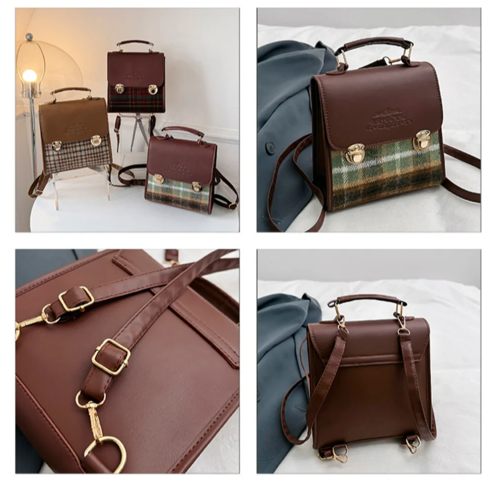 Portable Preppy Shoulder Bag Korean Trendy All Match Schoolbags Ins High-end Handbag Girls