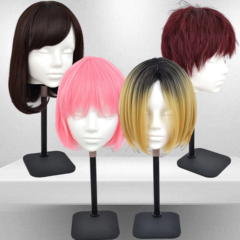 Cosplay-Perückenständer, Display-Mannequin, Anime-Stil Plüsch-Charakter-Display-Mannequin, Glatzköpfiger Mannequin-Ständer – Detail 3