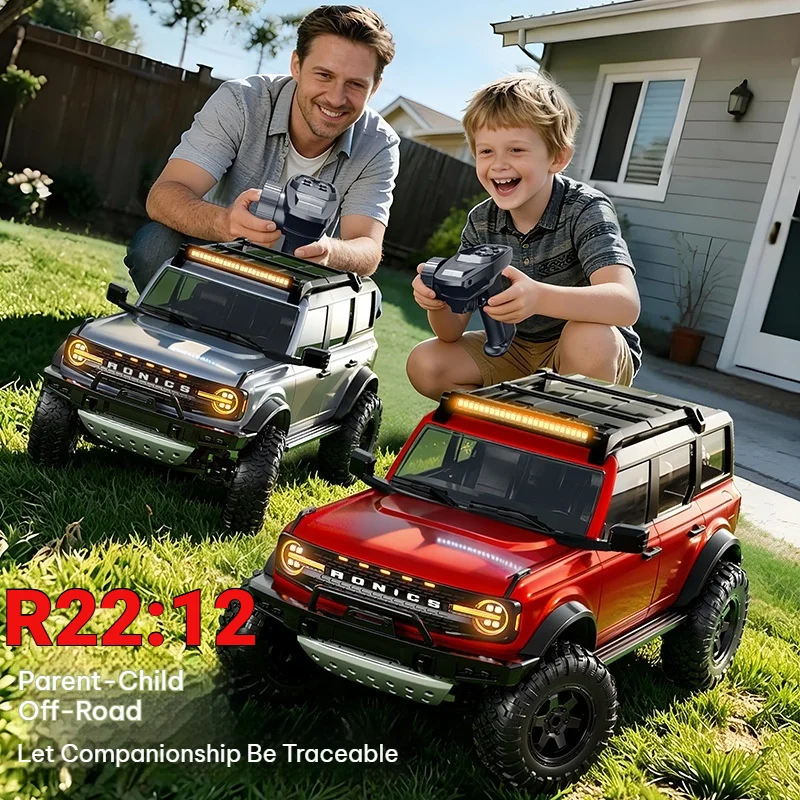 Ronice R22 Rc Bronco 4wd Electric Off Road Car 1：12 Full Proportional Monster Truck With Led Lights For Adult Outdoor Hobby