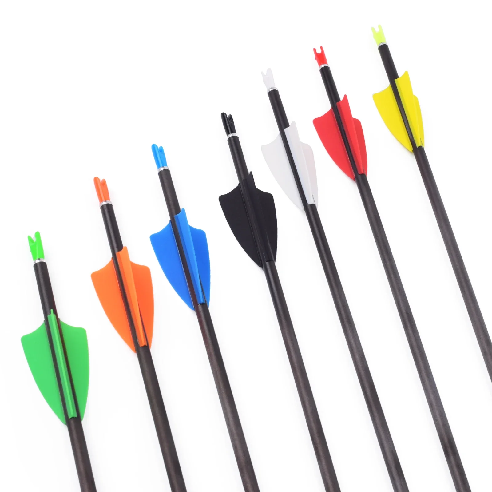 

100 шт. 1,75-дюймовый флюгер для стрельбы из лука, пластиковые лопасти из ТПУ для стрел из углеродного стекловолокна, аксессуары для стрельбы из лука на открытом воздухе