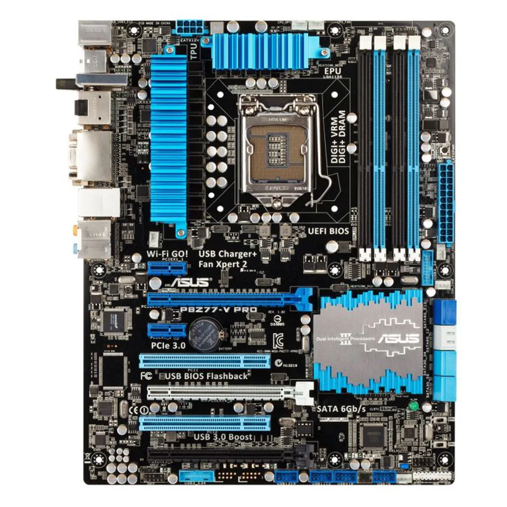 Used ASUS P8Z77-V PRO LGA 1155 Intel Z77 HDMI SATA 6Gb/s USB 3.0 ATX Intel Motherboard