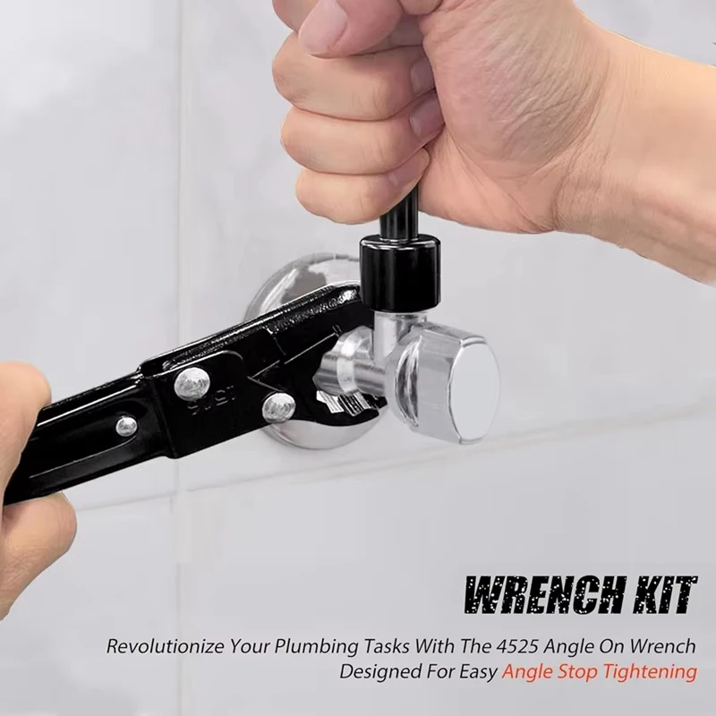 

Stainless Steel Double-Ended Pipe Faucet Servicing Wrench Double-Ended Auto Repair Socket Wrench Bathroom Hose Repair Wrench
