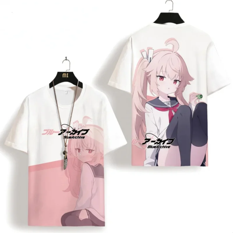 New game Blue archive T-shirts 3D print kids anime cartoon tees casual men women Short Sleeve T shirt oversized Harajuku Y2K top