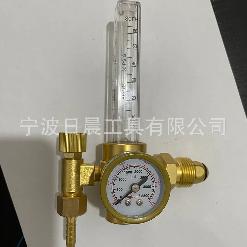 Brass Argon Flow Meter For 191 Industrial Use High Precision Gas Measurement USA