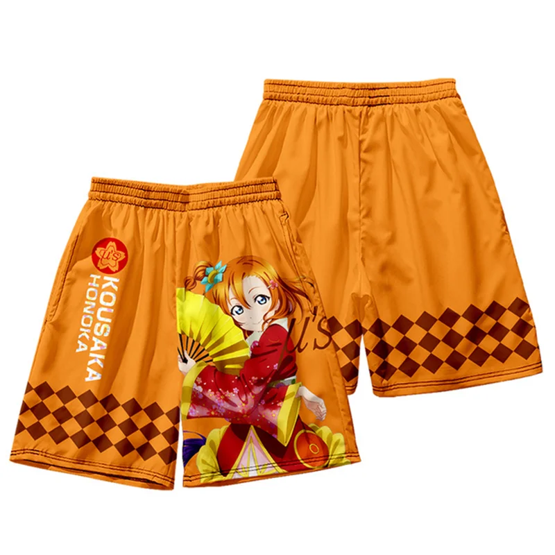 

Аниме LoveLive! Суперзвезда!! Мужские купальники Шорты для плавания Пляжные шорты для доски Брюки для плавания Купальники Мужские спортивные шорты для бега
