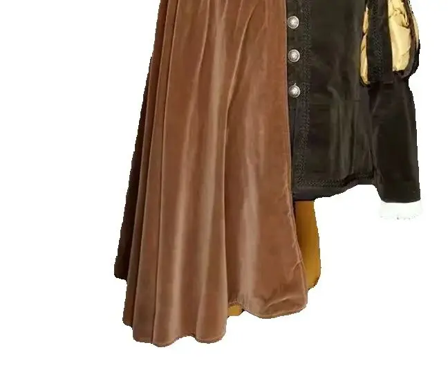 زي تيودور إليزابيث للرجال زي تيودور كينغز هنري الثامن مع سترة كيب تيودور عصر النهضة