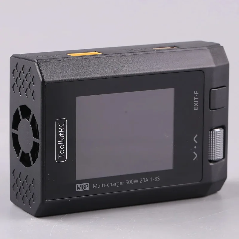 ToolkitRC M8P Charger with An Increase in Accuracy Power of 600W 20A 5V 1-8S Multifunctional Signal