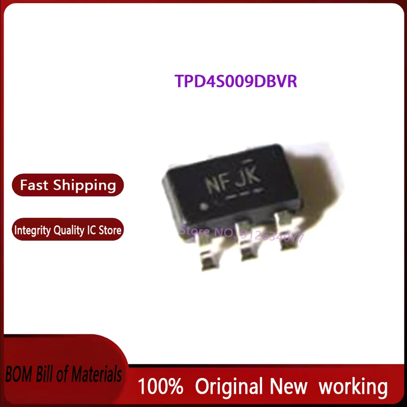 20PCS~500PCS/LOT TPD4S009DBVR NFJK SOT23-6 new original