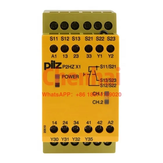 Fast Delivery Safety Relay Module P2HZ X4P/X3/X1 P2HZ X4P 24VDC 3N/O 1N/C