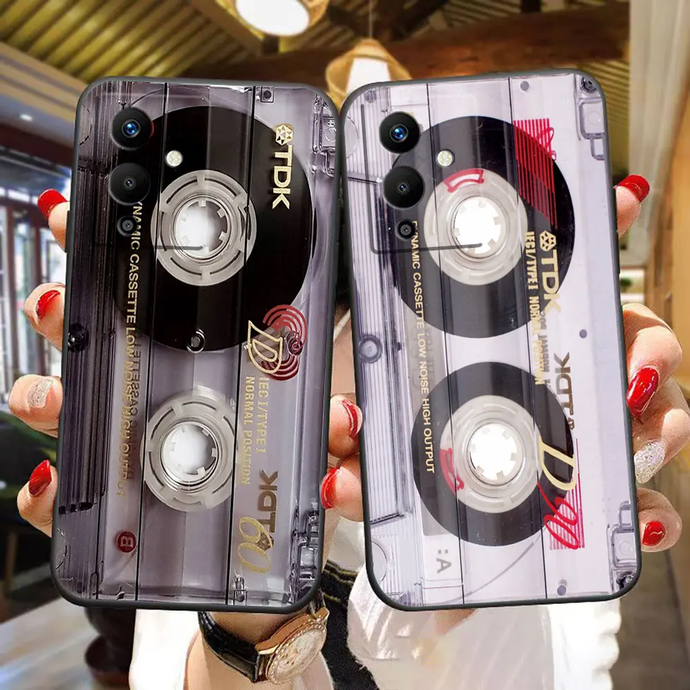 Vintage Cassette Box Radio Tape Phone Case For Infinix ZERO TECNO CAMON SPARK 20 30 30S 40 POVA 5 6 7 POP SMAR 8 9 10 DIY Cover