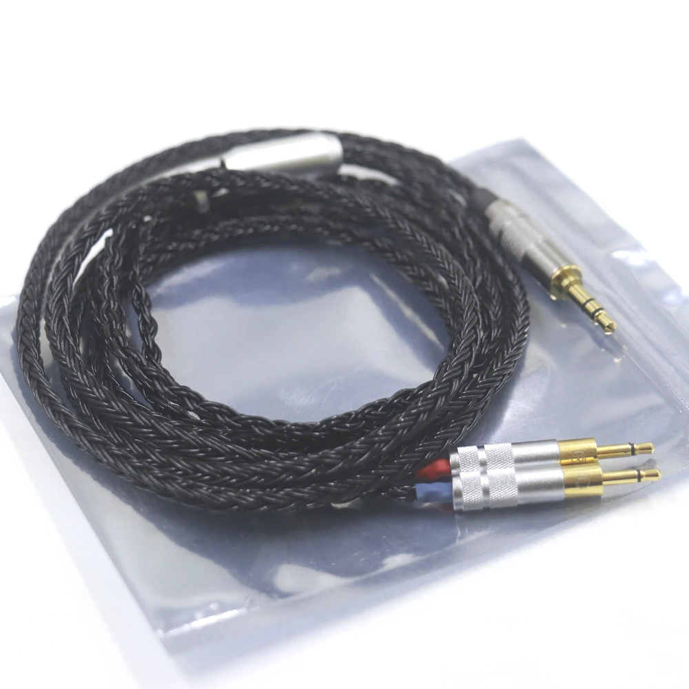 16 Cores Balance 3.5 Xlr 4.4 male to Dual 2.5 mm  Headphone Earphone Cable For hd 700 sennheiser hd700 nw zx300a
