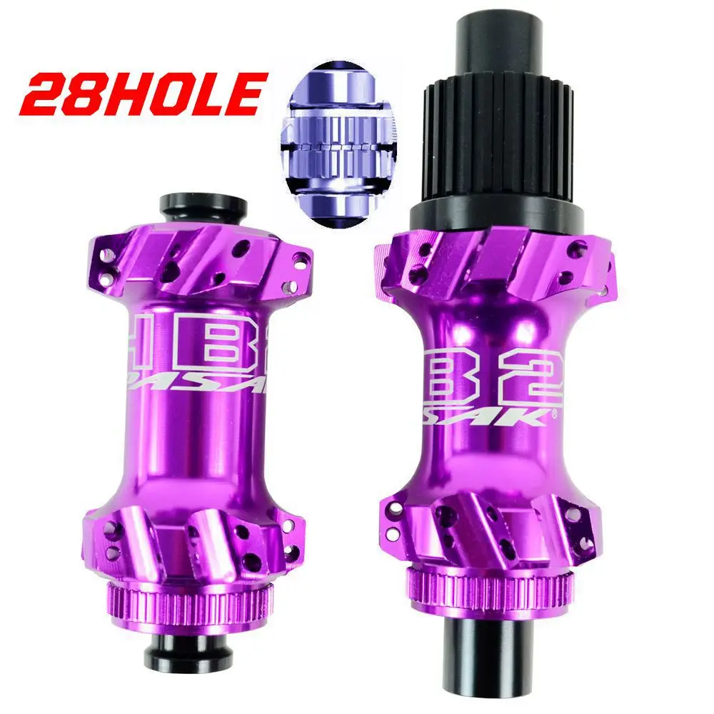 MTB Straight Pull DT Thru Axle Quick Release Hub Center Lock Disc 28 Hole HG MS XD 54 T Ratchet