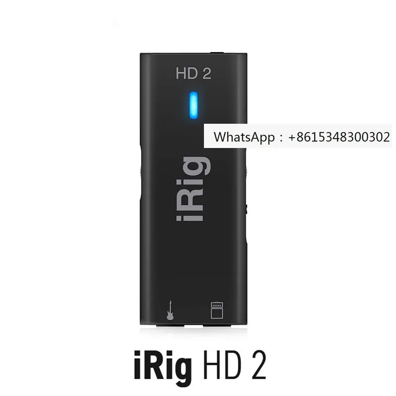 IK Multimedia iRig HD2 Electric guitar with mobile phone audio interface micro-USB digital effect device