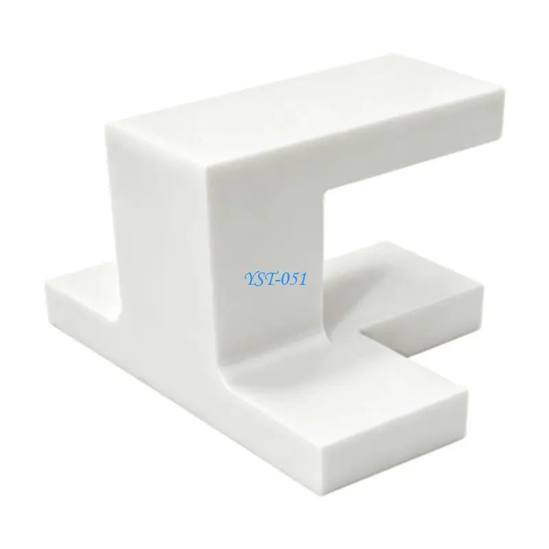 E15A U-Shaped Cabinet Door Positioning Guide with Flat Base and Raised Bridge for Cabinet Installation and Board Assembly