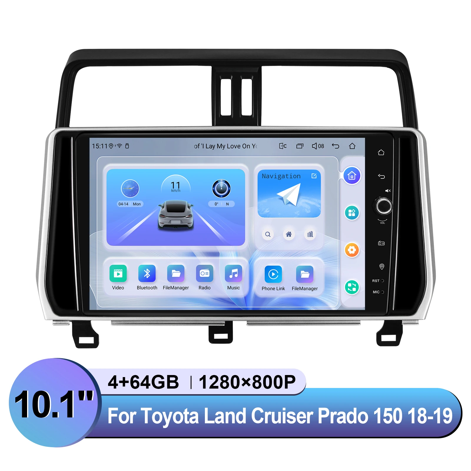 

Установка Plug & Play, автомобильный мультимедийный плеер, головное устройство для Prado 150 2018 2019, вдерживает заводскую камеру, рулевое управление и USB-порт