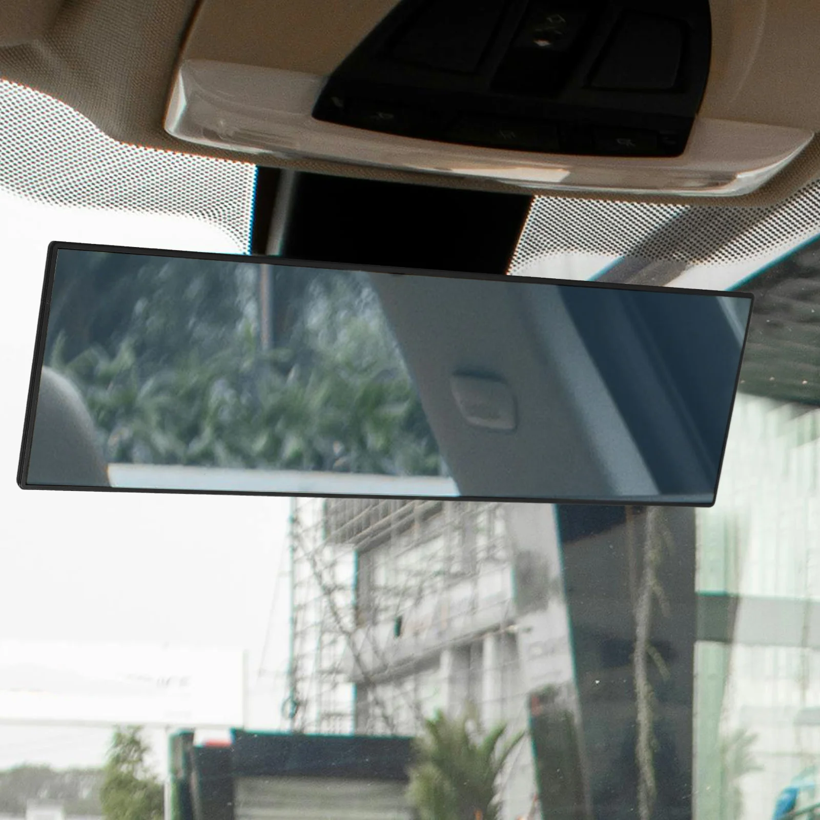 

interior rearview mirror wide angle rearview removable suction cup ratated rearview
