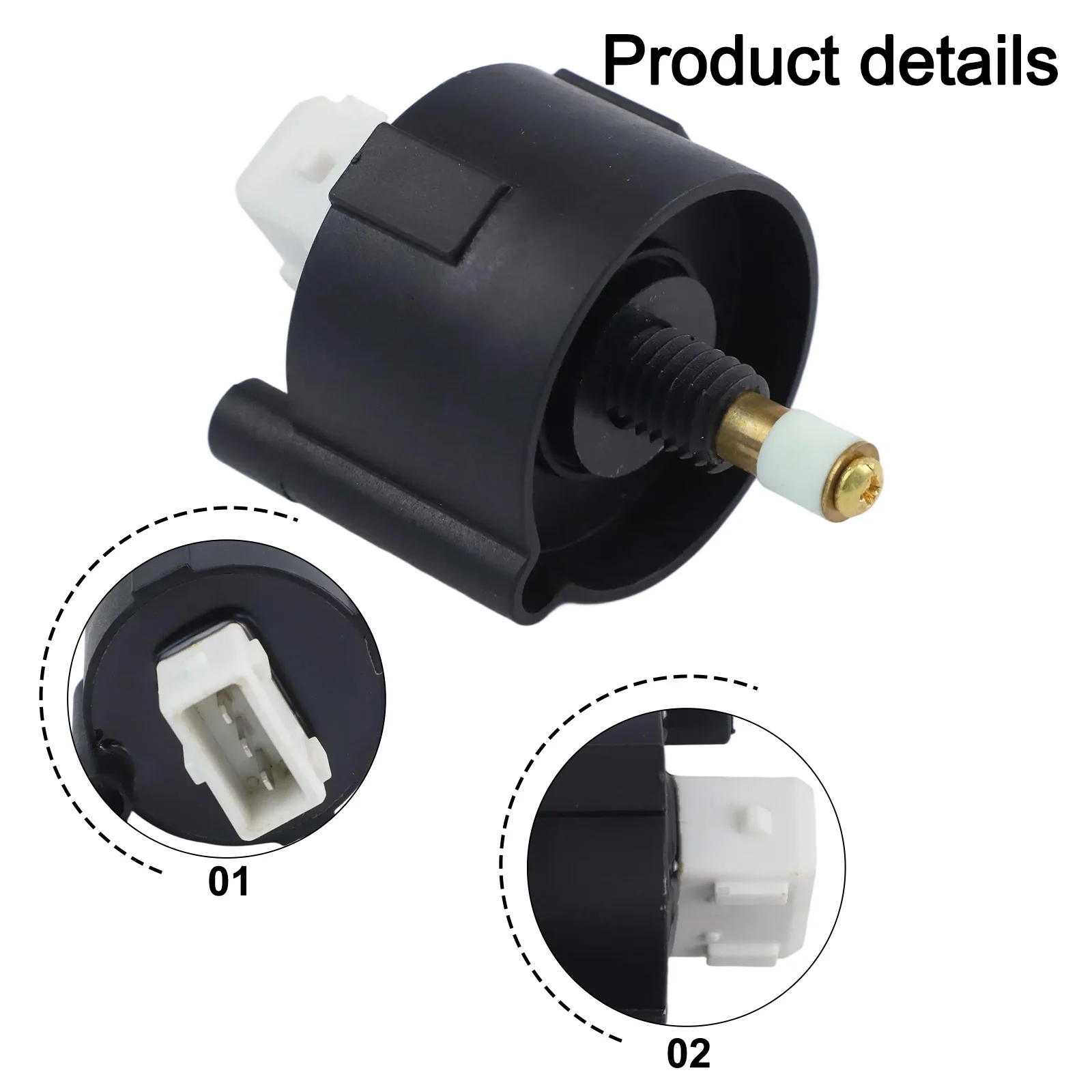 High Quality Hot New 1pcs Water Sensor Fuel Sensor Fuel Sensor Plastics REC3808616 3808616 874572 Black High Quality
