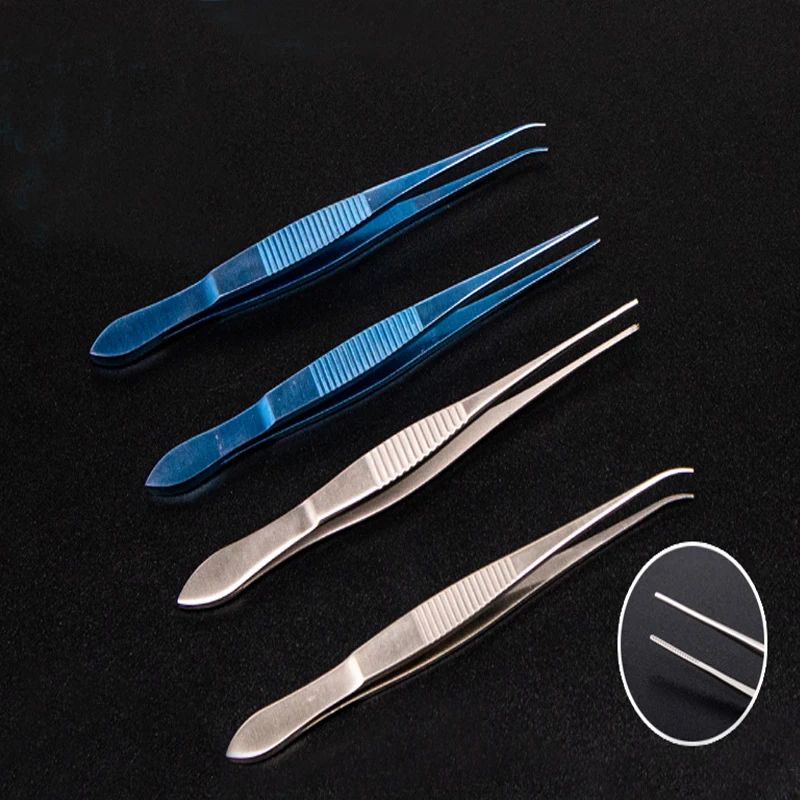 

Titanium Alloy 604 Fine Tweezers Microscopic Instruments Double Eyelid Tweezers Fat Tweezers