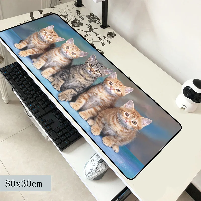 

Милый коврик для мыши с HD принтом, коврик для компьютерной геймерской мыши, 800x300x3 мм, большой коврик для мыши, эргономичный гаджет, коврики для офисного стола