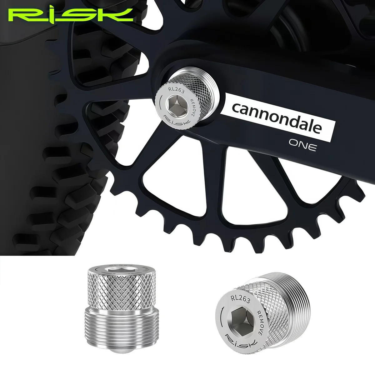 RISK RL263 Bike Crank Puller Tool – Compatible With Cannondale SI / SISL / SISL2 Crankset Bottom Bracket Service Tool