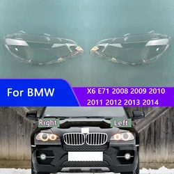 For BMW X6 E71 2008 2009 2010 2011 2012 2013 2014 Headlight Cover Shade Headlamp Shell Transparent Lampshade Case Lens Plexigla