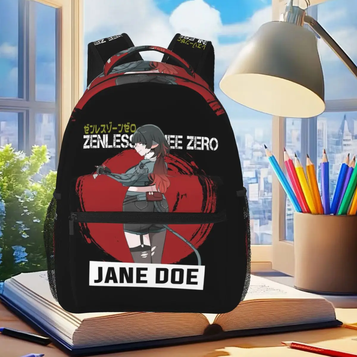 

Lovely Zenless Zone Zero Video Game Backpack Student Boys Girls BookBag Kids School Bag Computer Shoulder Bags for Men Women
