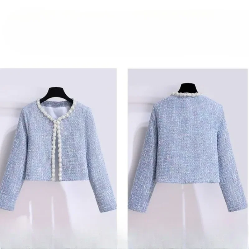 Women's Spring Autumn 2026 New Light Luxury High-end Sense Is Popular This Year Beautiful Two-piece Set Xiaoxiangfeng Suit Skirt