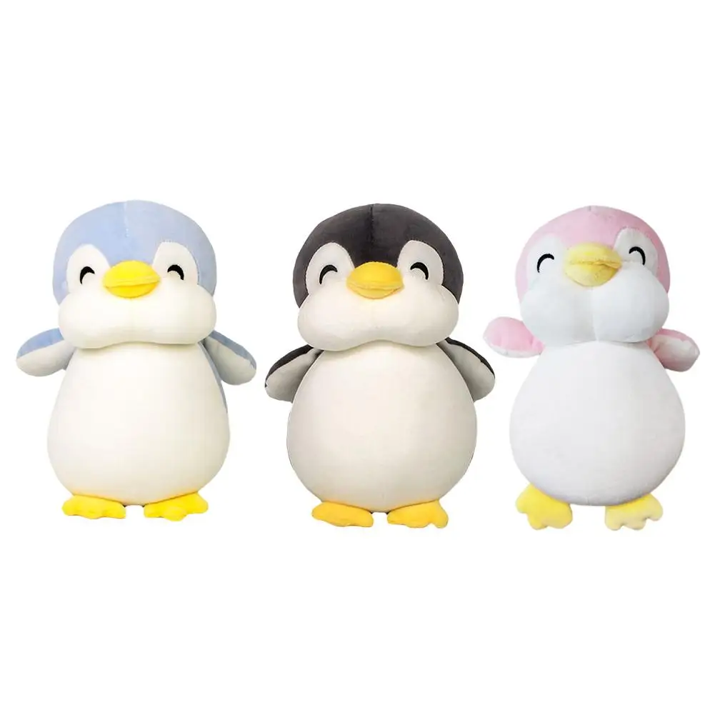 Pinguim Kawaii Brinquedos de pelúcia para crianças, boneca gorda de pelúcia, brinquedos adoráveis do bebê, meninas de Natal e aniversário, W8T3