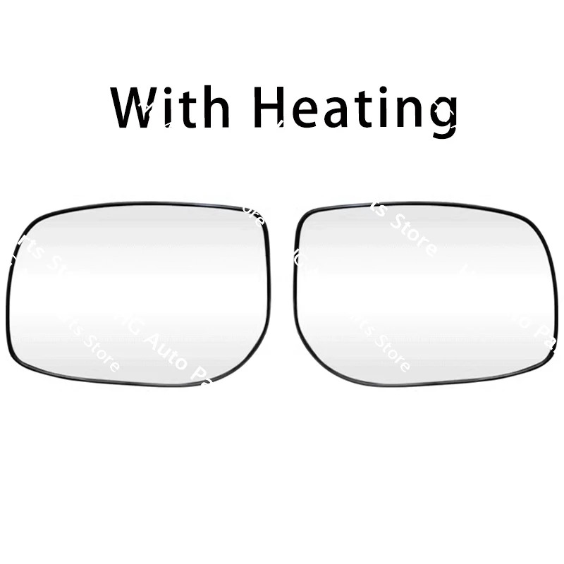 For Toyota Camry 2006-2011 / Axio 2010 Car Accessories Side Rearview Lenses Mirror Reflective Glass Lens with Heating