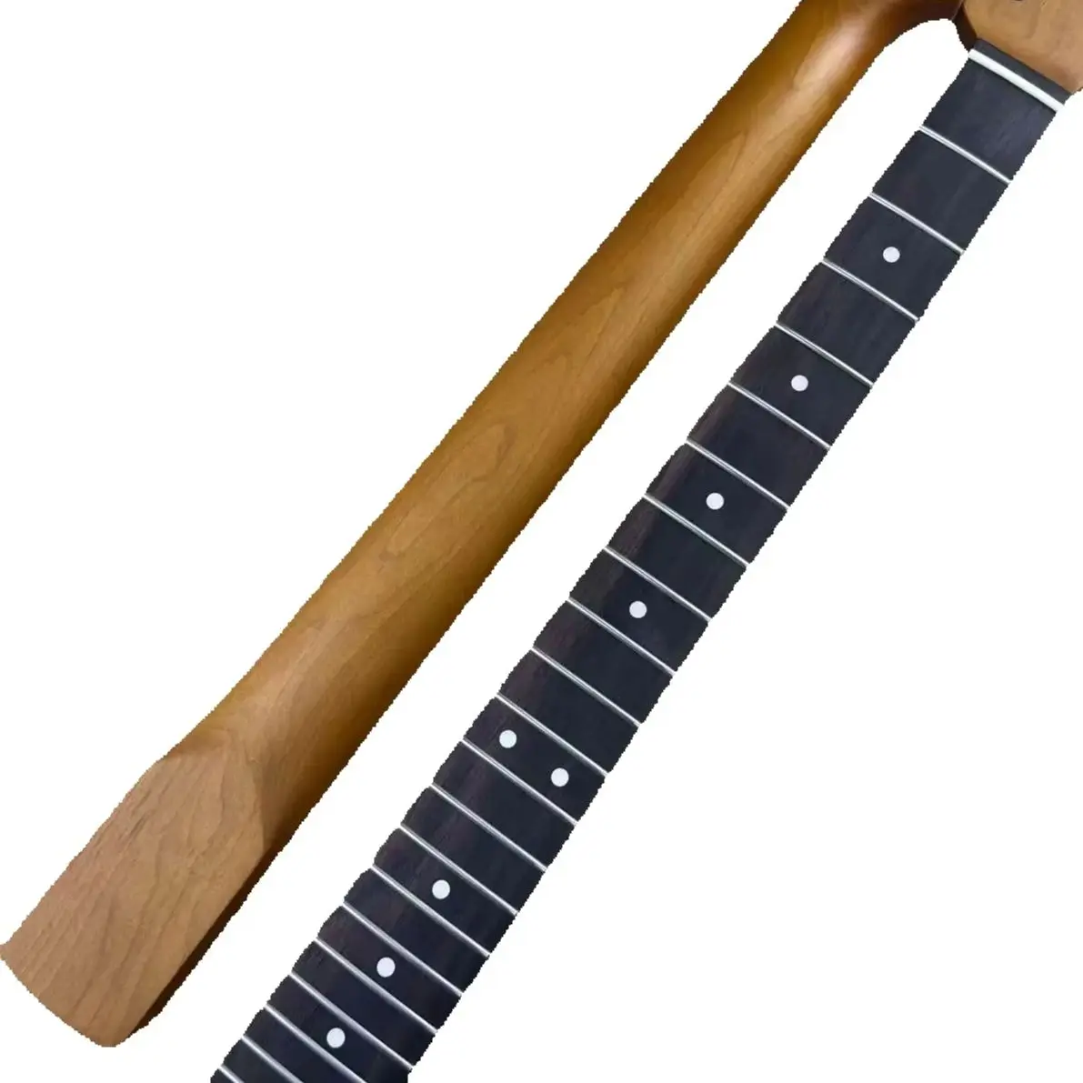 

Гриф гитары из жареного клена в стиле ST — гриф из палисандра, 21 ладь, анкерный стержень двойного действия (винтаж)