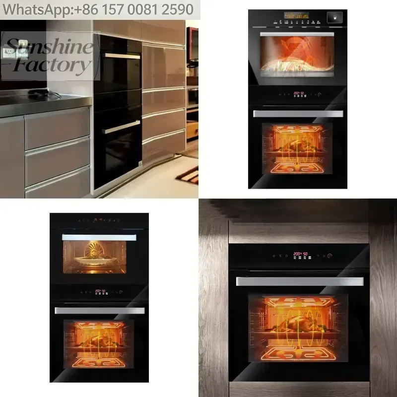 70L Embedded Electric Oven Steamer Kitchen Machine Household Intelligence Oven