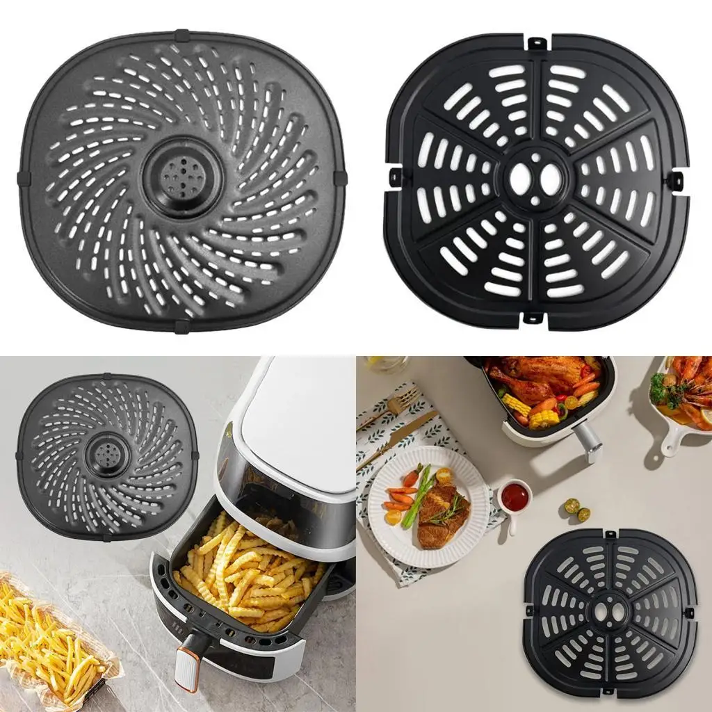 Bandeja para grelhar fritadeira a ar, fácil de limpar, grelha para fritadeira a ar