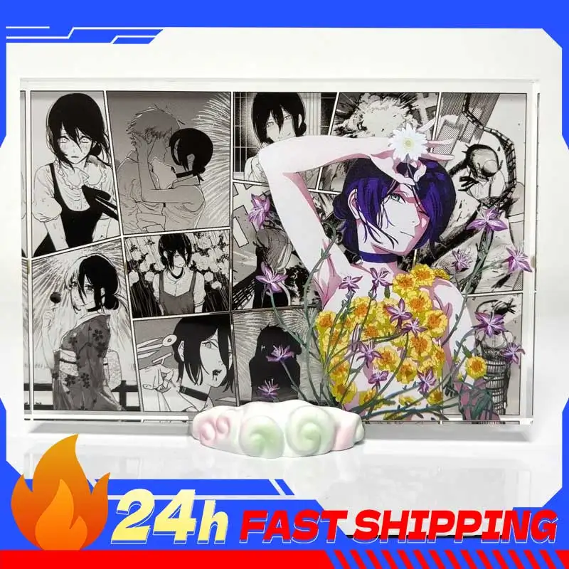 

Фигурка Reze из аниме Chainsaw Man: The Movie: Reze Arc Acg Brick, сексуальная, с выражением лица, акриловая, для декора, Re-ceration Rezes Toys