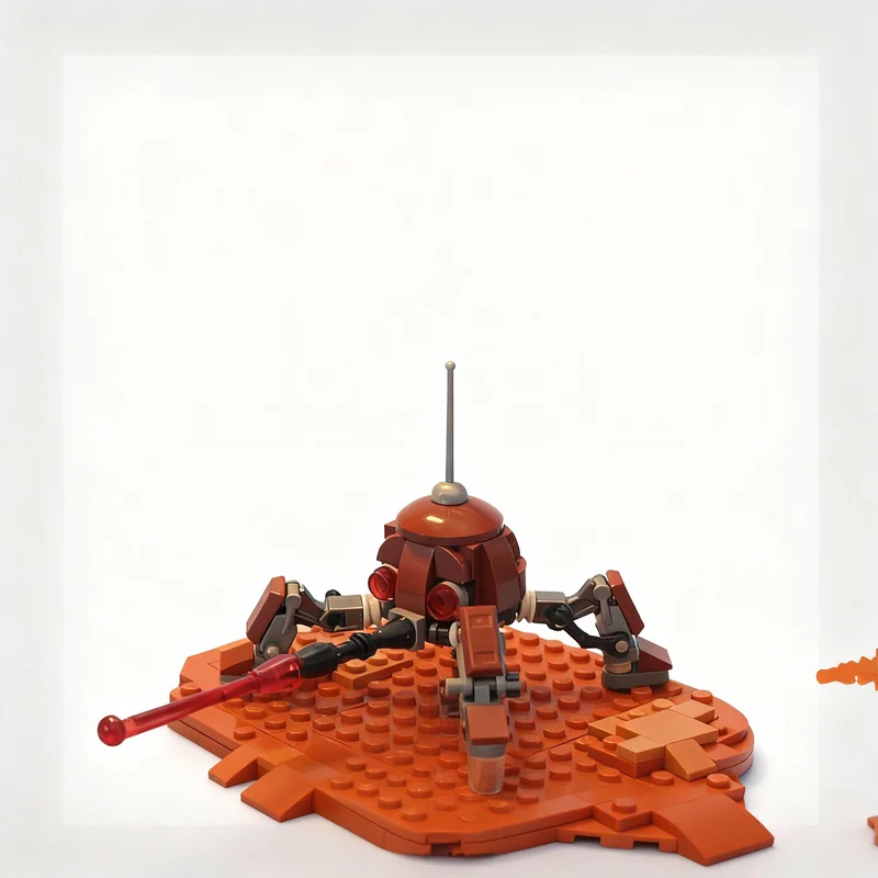 146 peças MOC DSD 1 Modelo de Blocos de Construção de Arquitetura de Droid Aranha Anão da Batalha Estelar, Brinquedo Educativo, Ideia de Presente de Natal