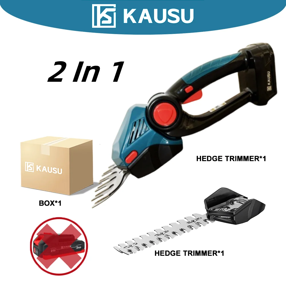 

2 In 1 Cordless Electric Hedge Trimmer Household Lawn Mower Rechargeable Pruner Weeding Garden Tools For Makita 18V Battery