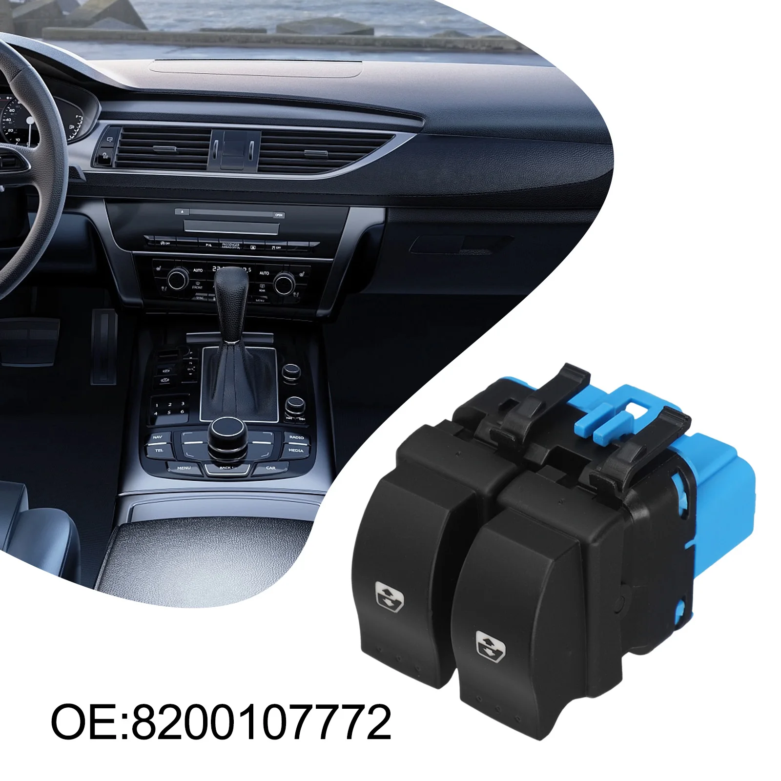 

10 Pin Window Switch Electric Window Switch Car Window Switch Replacement High Strength Reliability Excellent Performance