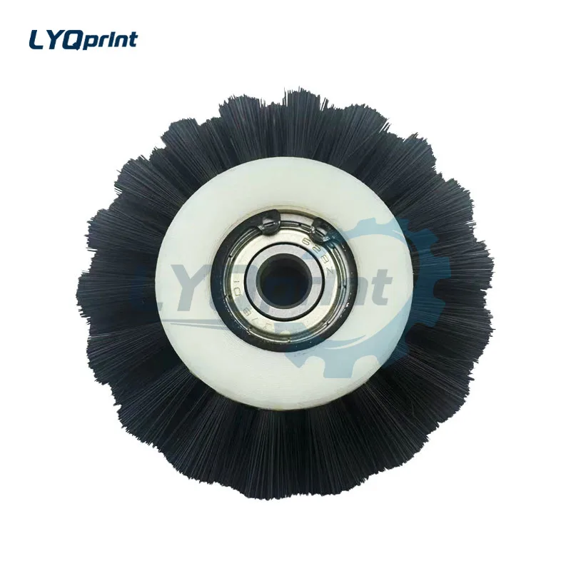 

1 Piece Brush Wheel 65X27X8MM For Die Cutting Machine parts Black Hard Brush